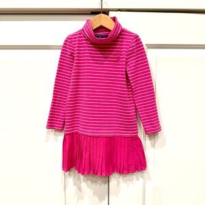 Polo by Ralph Lauren Pink Striped Kids Casual Dress